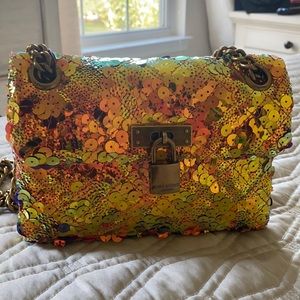 Kurt Geiger glitter bag